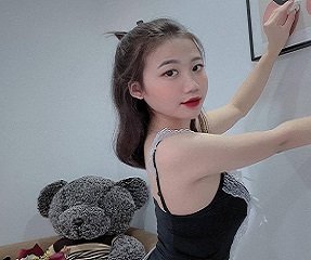 sex địt gái trung quốc An An khiêu gợi trong trang phục của cô hầu gái của mình